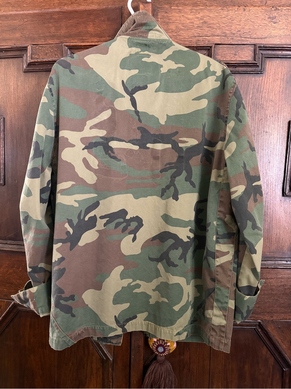 DC Men's Woodland Camo Field Jacket - Green/Brown Size Medium - Picture 9 of 14